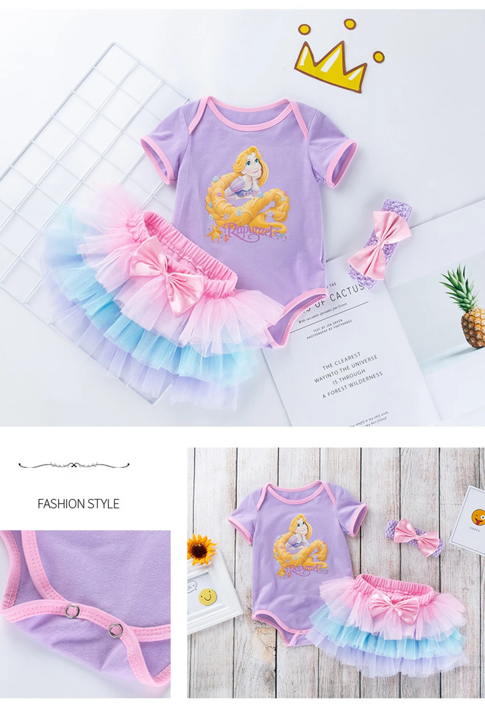 Girls First Birthday Pink Princess Dress Infant Tutu Brand Clothing Bebe Romper Set baby Dress Summer Newborn Baby Girl Clothes