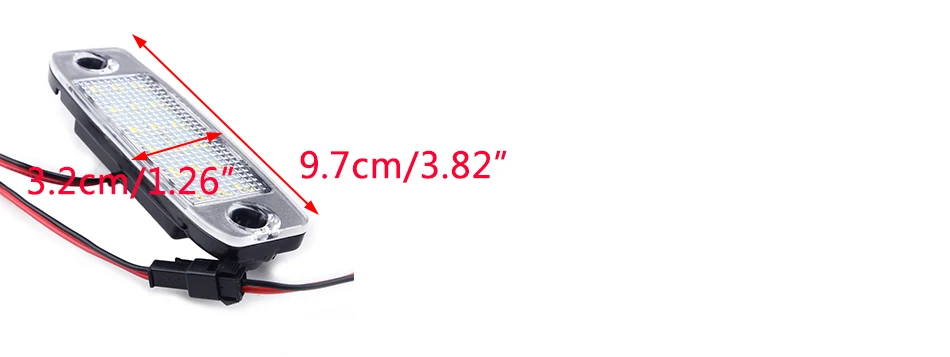 DWCX 2pcs светодиодный светильник номерного знака для hyundai Tucson Kia Sportage