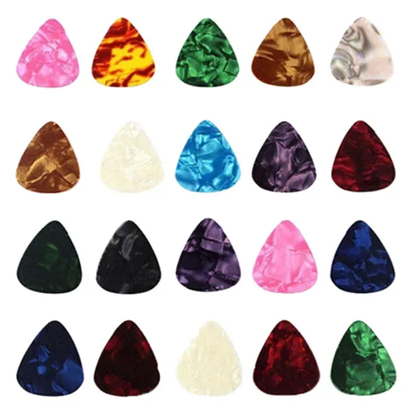 

10/20 Pcs Acoustic Picks Plectrum Celluloid Ukulele Plectrum Electric Smooth Guitar Pick Accessories