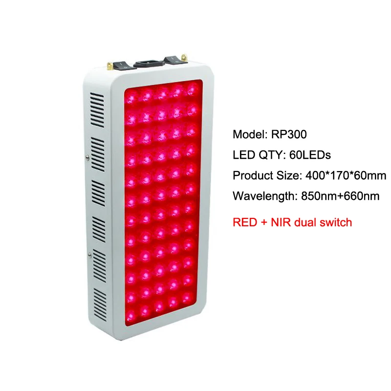 RP300 850nm 660nm Новейший продукт прямо с фабрики 300 Вт 660нм 850нм уход за кожей PDT светодиодный светильник терапевтическая панель - Испускаемый цвет: RP300 850nm 660nm