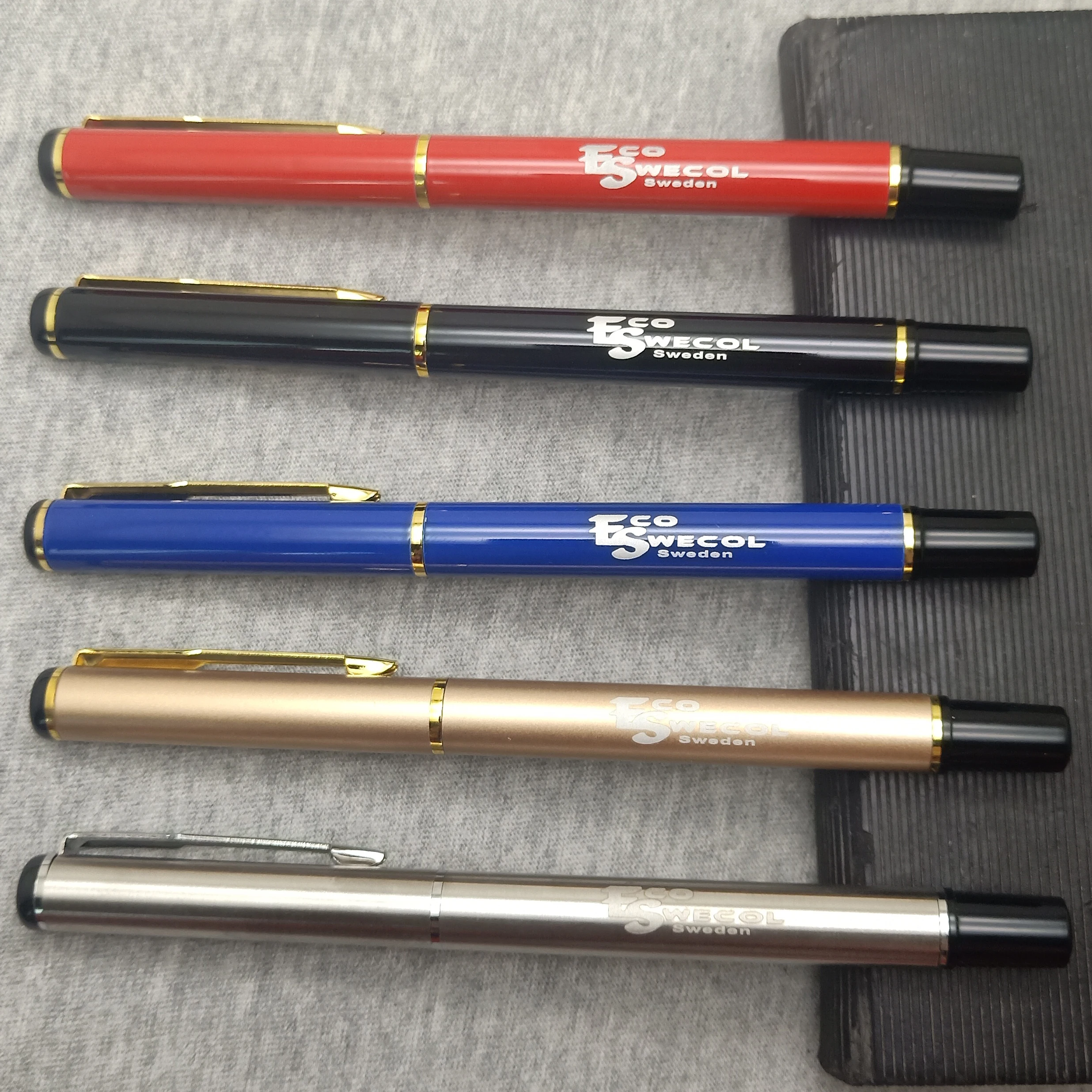 High Quality Metal GEL Pen 1PC Custom FREE with your name text Business Writing Pen Fashion Design with gift pouch