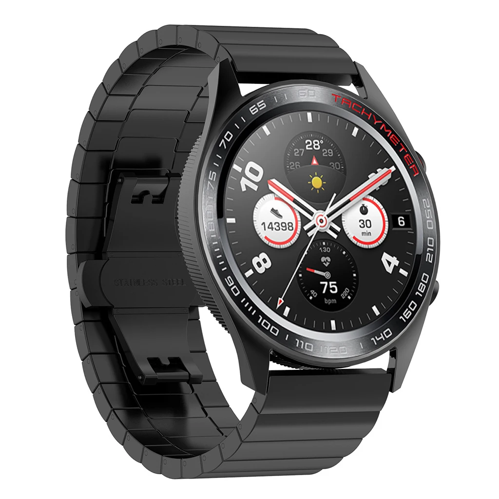 

Metal Watch Band Stainless Steel Bracelet Straps 22mm with Buckle for Huawei Hornor Magic/Watch GT wrist band for mens & women