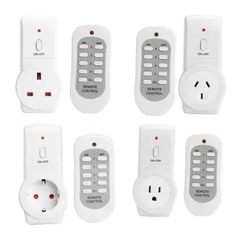 

Electrical Socket Plugs Adaptors Wireless Remote Control Home House Power Outlet Light Switch Socket Remote Plug
