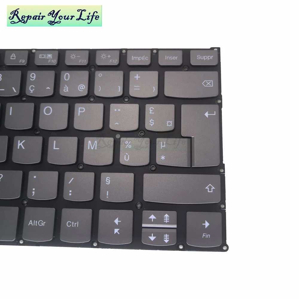 Computador Portátil Teclado Retroiluminado para Lenovo Ideapad C34014 14api 14iwl C740-14iml 730-15 15iwl 730-13ikb 530-14 530s-14 uk fr sp br Teclado de substituição - Imagem 6