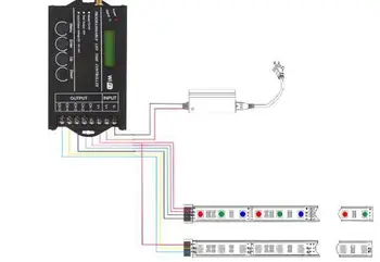 

GloryStar TC420/TC421 WiFi Time Programmable LED Controller Dimmer RGB Aquarium Lighting Timer