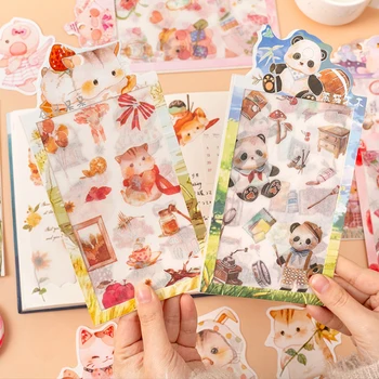 

15pack/lot Cute Pet Series Hand Book Decoration Sticker Scrapbooking DIY Handmade Party Birthday Decoration Pegatinas Supplies