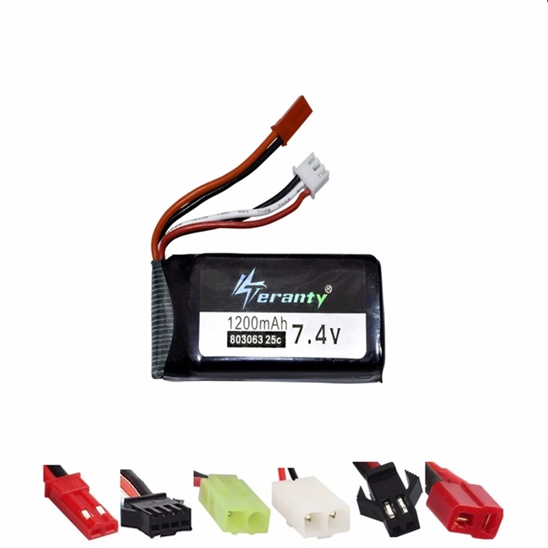 Аккумулятор Lipo 5 шт./компл. для Yizhan Tarantula X6 H16 7 4 в 1200 мАч радиоуправляемого дрона