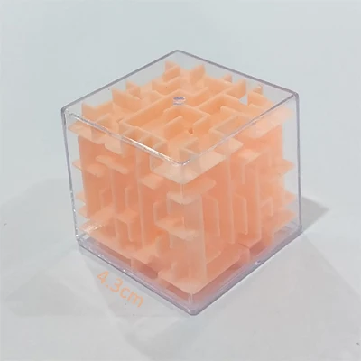 Orange UainCube, обновленный 3D куб, головоломка, лабиринт, игрушка, чехол для игры, коробка, забавная игра, головоломка, игрушки, баланс, развивающие игрушки для детей - Цвет: Orange