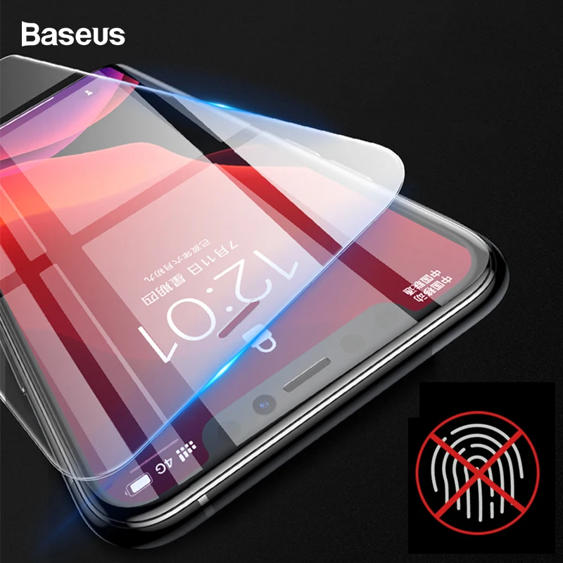 

Baseus 2Pcs 0.15mm Screen Protector For iPhone 11 Pro Max Tempered Glass Cover Ultra Thin Screen Protection For iPhone XI 2019