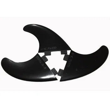 

3Pcs Plastic Nylon+Fiberglass Black Fcs Surf Fins G5 Size Surf Board Fins Surfboard Accessories