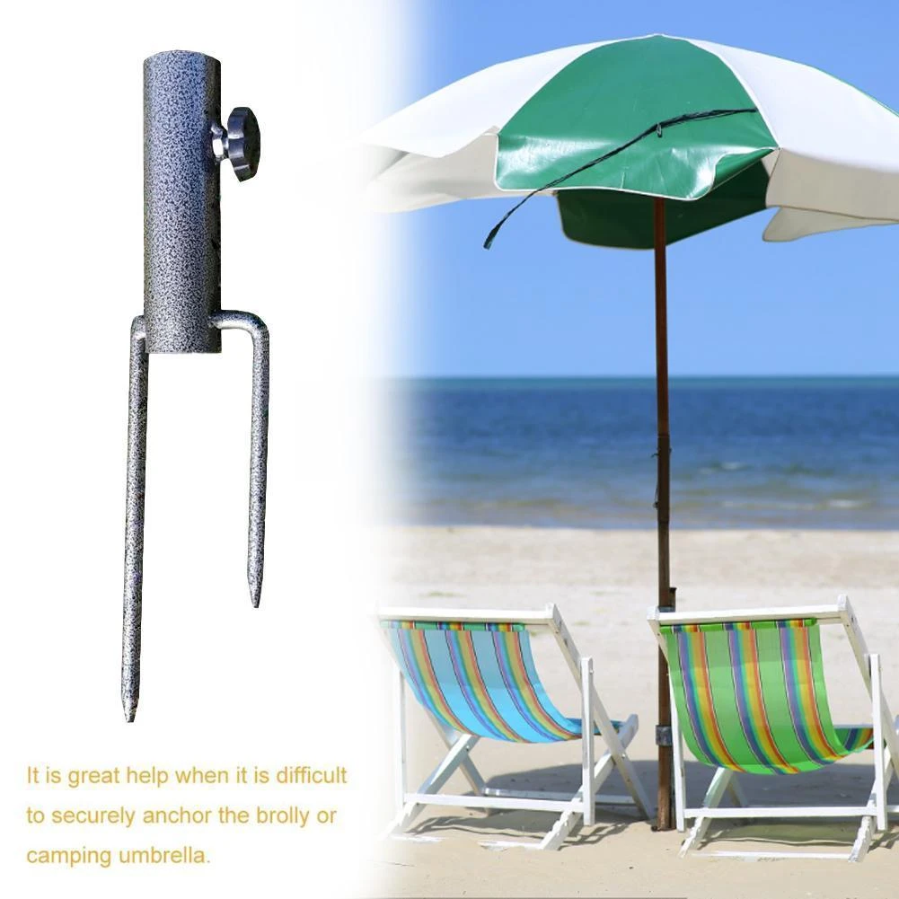 Easy Setup Heavy Duty For Park Patio Umbrella Base 35cm Outdoor Parasol Insert Ground Portable Pole Adjustable Holder Beach V9z0 Shade Accessories Aliexpress