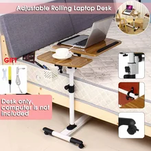 Складной компьютерный стол из древнего дуба, регулируемый портативный стол для ноутбука, вращающийся стол для ноутбука, настольный стол для отдыха, стоячий стол 68*40 см