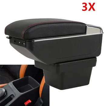 

For Chery Tiggo 3X armrest box central Store content box with cup holder ashtray decoration With USB interface