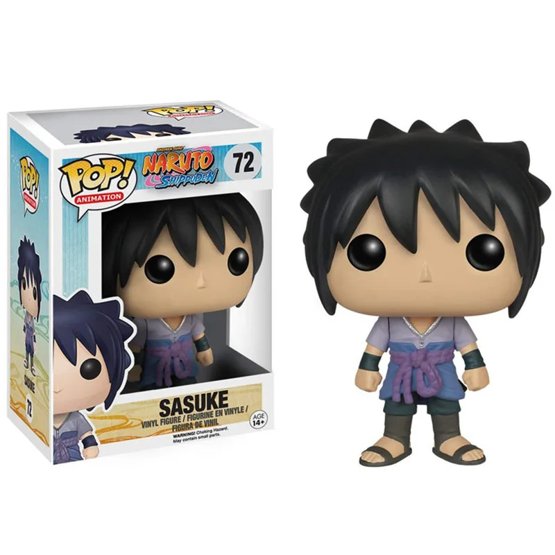 Funko POP Uzumaki Naruto Sasuke Movie Figure Anime Model Pvc Collection Toys for Children Christmas birthday Gift