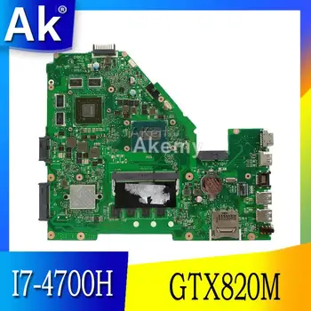 

AK X550JD X550JK Laptop motherboard for ASUS X550JD FX50J ZX50J A550J X550J Test original mainboard I7-4700HQ 4GB RAM GTX820M