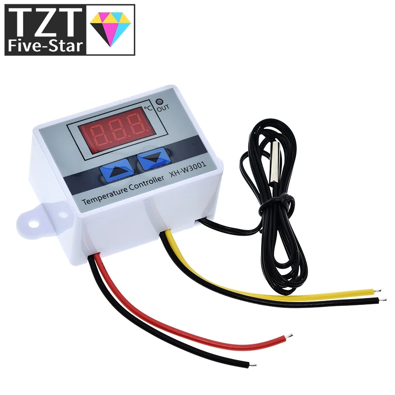 Завеса 10A 12V 24V 220VAC цифровой светодиодный Температура контроллер XH-W3001 для Arduino