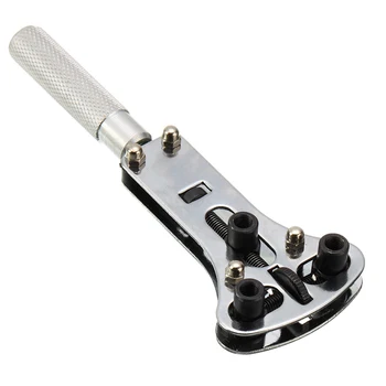 

Metal Aluminum Watch Repair Tool Adjustable Back Case Opener Wrench Remover Waterproof Adjustable Screw Watch Back Remover