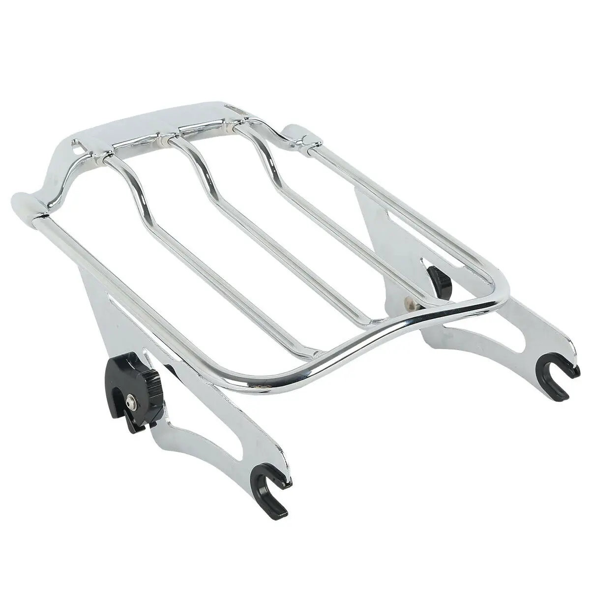 Motorcycle Two Up Luggage Rack For Harley Touring Road Glide Street Glide FLHR FLHT 2009- Air Wing