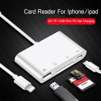 

SD TF Card Reader For Iphone IOS Lightning To SD Card Adapter 3.0 USB Camara Keyboard OTG Adapter For Iphone Ipad Card Reader