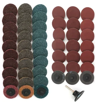 

Coarse Sanding Discs Aluminium Oxide 1/4\" shank holder Surface Plastic