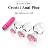 Crystal/Pink/Glass Anal Plug Diamond/Insert/Jewelry/Transparent Anal Butt Plug Vibrator Buttplug Dildo Sex Anal Toys 1