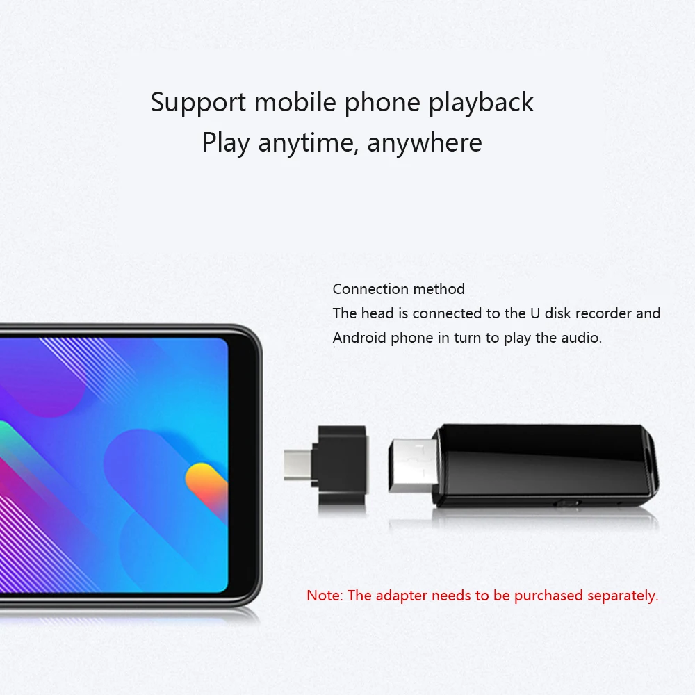 Маленький USB флеш-накопитель, диктофон с функцией голосовой активации, 4 ГБ, 8 ГБ, 16 ГБ, 32 ГБ, мини невидимое устройство записи звука, u-диск, диктофон