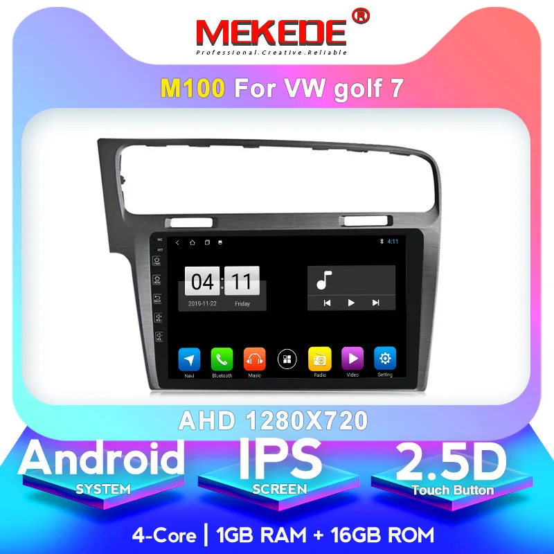 4GLTE 4+ 64G Android 10,0 ips экран Автомобильный мультимедийный dvd-плеер для Фольксваген Гольф 7 с Авторадио DSP Bulit-in Carplay gps - Цвет: 16G gray model
