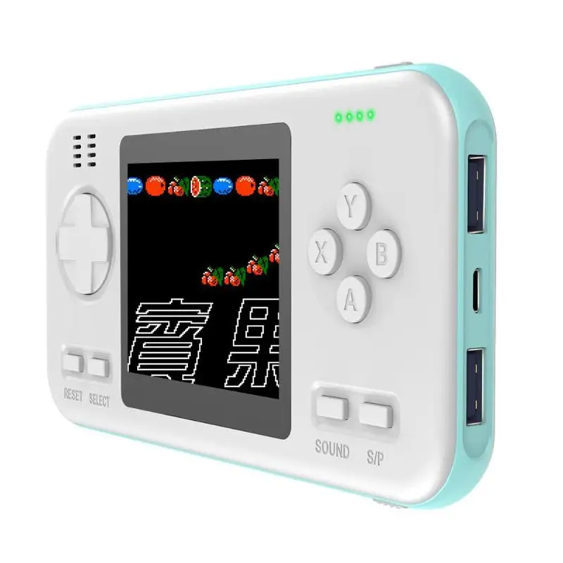 ALLOYSEED мини портативная игровая консоль 2,8 "lcd цветной видео игровой Автомобильный плеер с аккумулятором 8000 мАч встроенный 416 классических