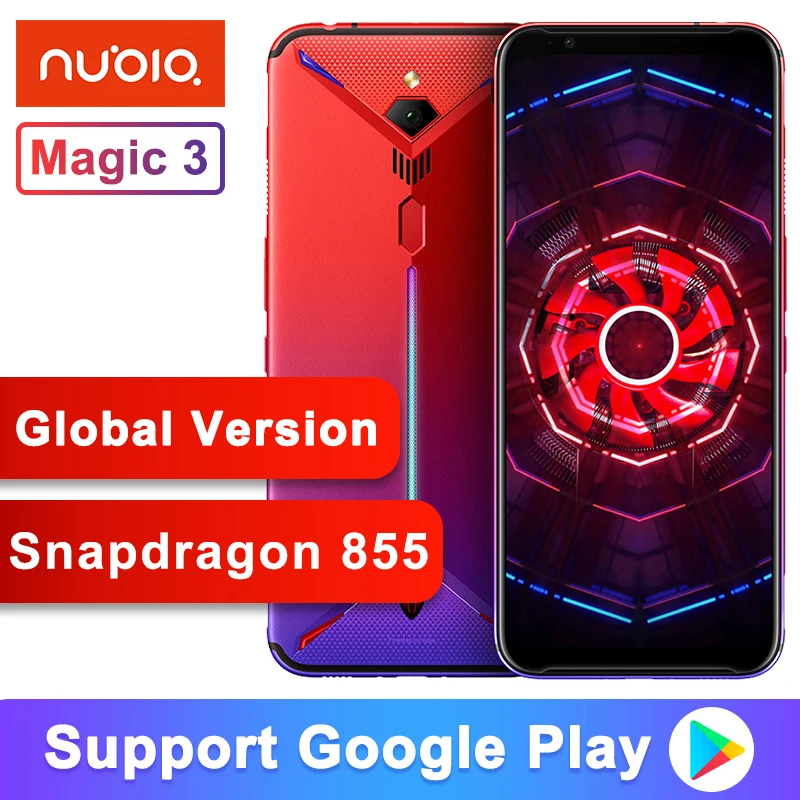 Глобальная версия оригинальный zte nubia Red Magic 3 игровой телефон 6 65 &quotSnapdragon 855 задний