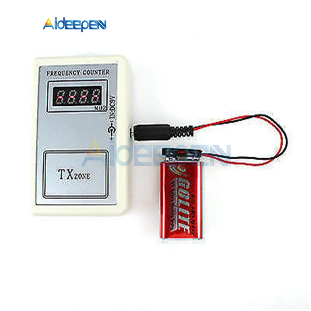 Wireless Remote Control Frequency Meter Counter for Car Auto Detector Cymometer Power Supply Cable 250-450MHZ Tester Tools