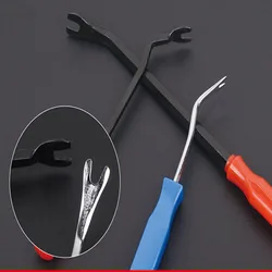 Détacheur de garniture de porte automatique, 3 pièces/ensemble, attache de démarreur de boucle de voiture, outil de démontage de garniture, pince de démontage 
