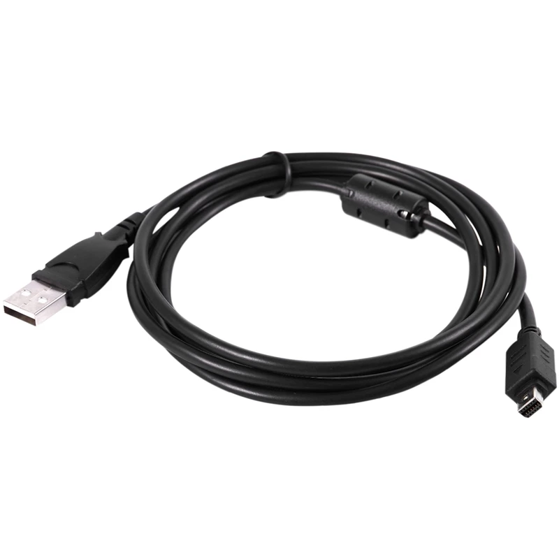 USB 12 Pin Data SYNC Cable Lead Battery Charging Wire For Olympus Camera Black | Электроника