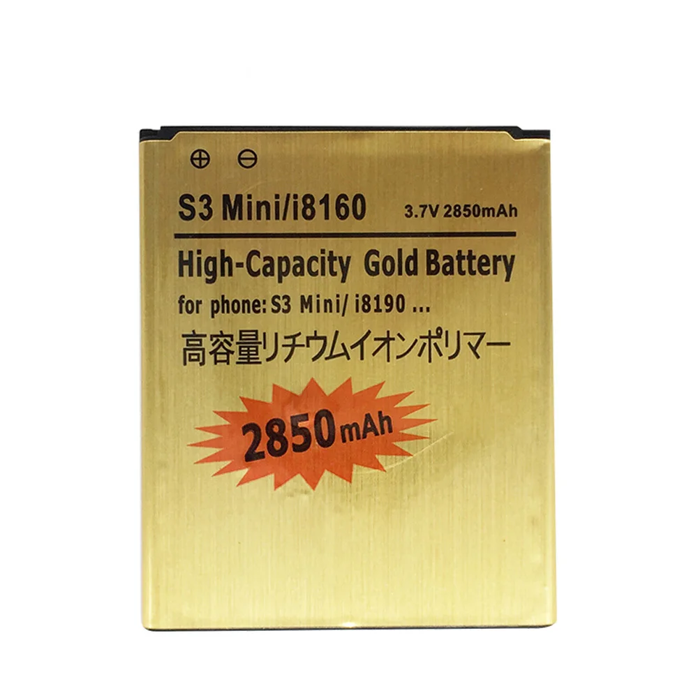 2850 мАч EB425161LU i8190 Золотой Сменный аккумулятор для samsung Galaxy S3 Mini GT-i8190 i8190 ACE II 2 I8160 S7562