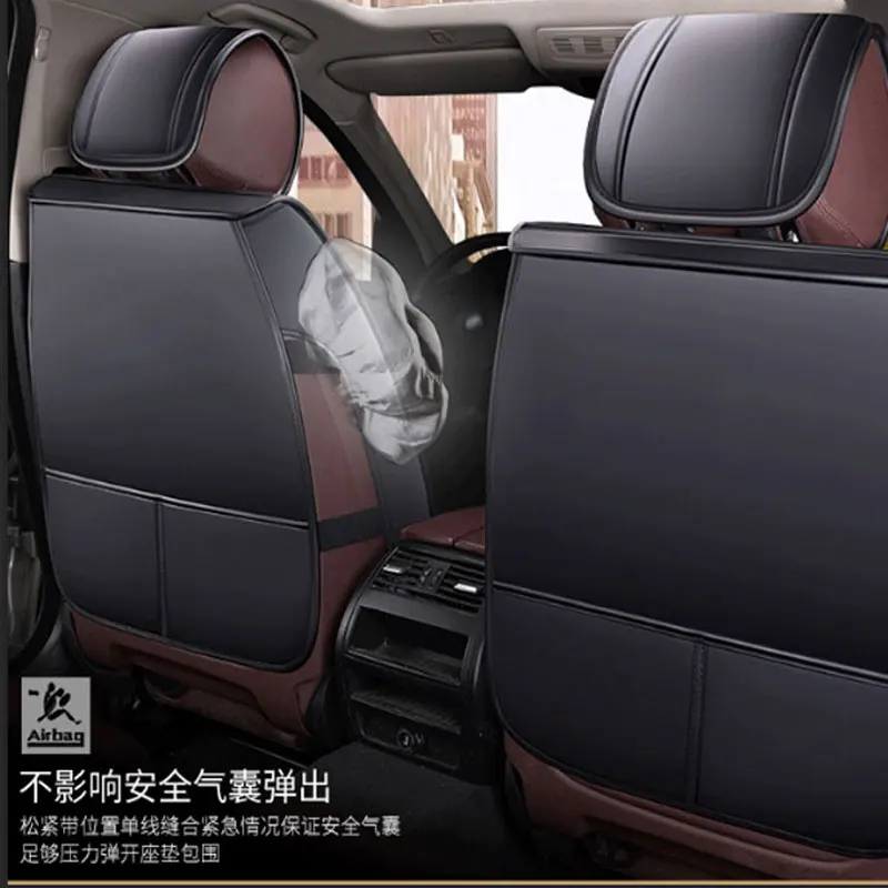 Автомобильные универсальные чехлы на сиденья из искусственной кожи для toyota corolla e150 verso fortuner harrier highlander kluger hilux mark 2 премио