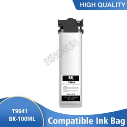 Cartouches d'encre pour imprimante Epson, 100ML, 2 pièces, pour imprimante T9641BK, avec Pigment et puce, pour WorkForce Pro WF M5299/M5799 