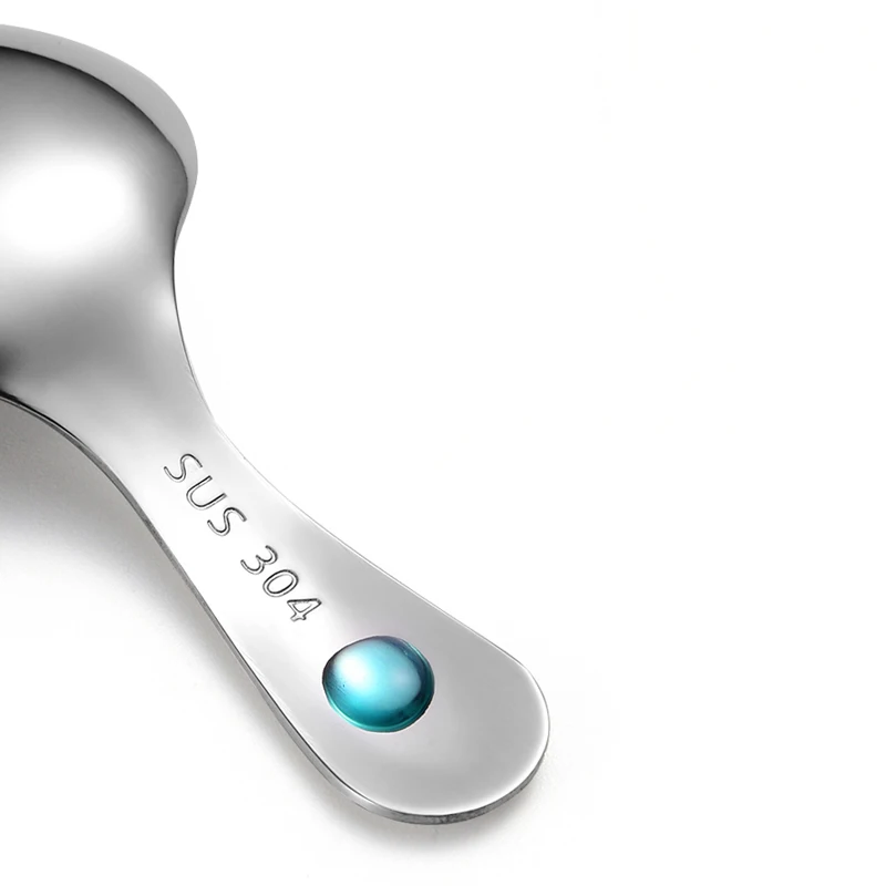 Cute Mini Stainless Steel Kids Spoon Ice Cream Spoon Short Handle Sugar Spice Spoon Small Tea Coffee Scoop Kitchen Accessories (4)