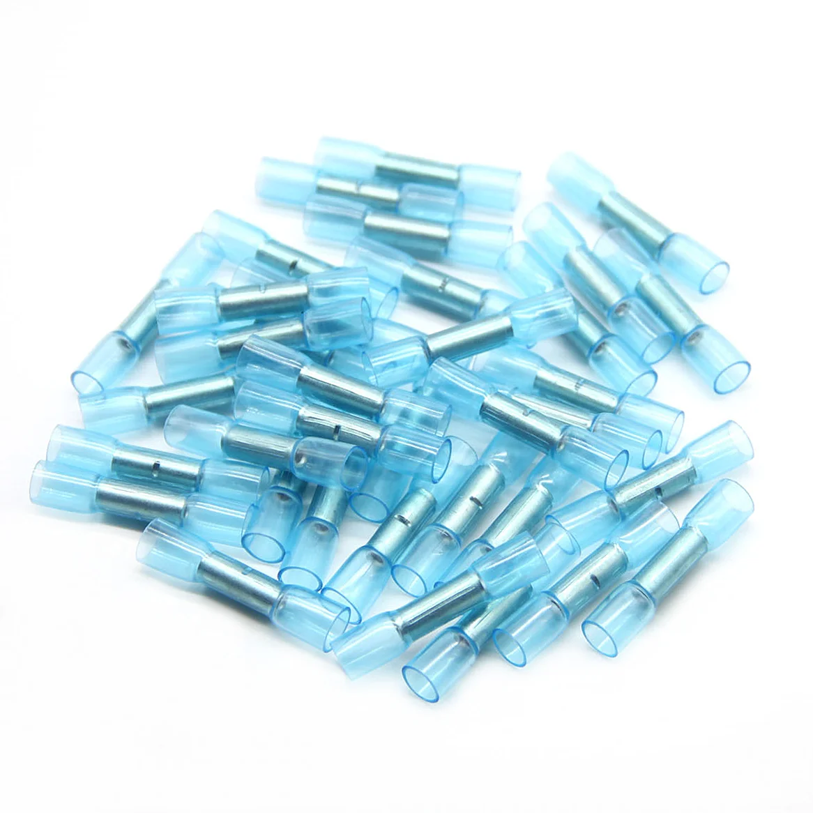 

100Pcs 22-10AWG Assortment Heat Shrink Wire Butt Wire Connectors Waterproof Insulated Splice Crimp Terminals Kit