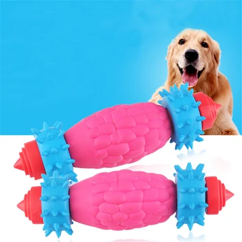 

Pet Molar Chew Toy Puppy Oral Care Cleaning Teeth Toys Bite Resistant Dog Interactive Training Toy TPR Doggy Biting Toys