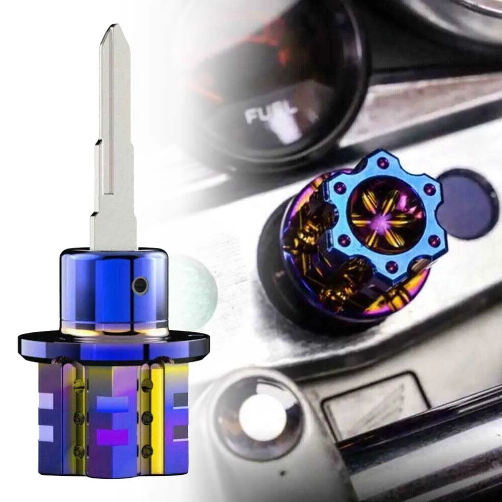 Универсальный чехол для ключа мотоцикла алюминиевый синего цвета | Автомобили и