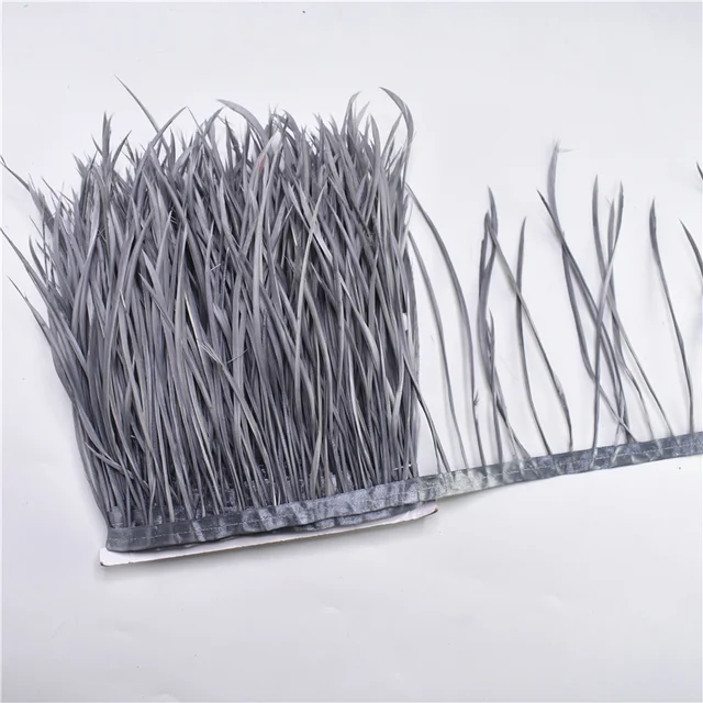1Meters Pruning Goose Feathers Trims Ribbon Fringe feather trim 6-8