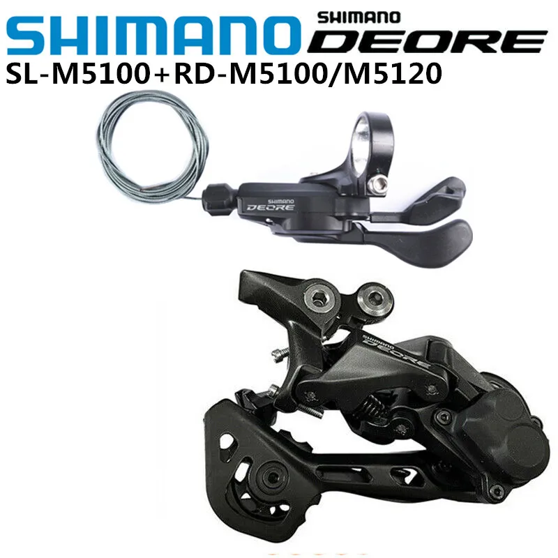 시마노 후방 드레일러 시프터 레버 미니 그룹셋, MTB 산악자전거 변속기 드레일러, DEORE M5100 XT M8000 SLX M7000 11S
