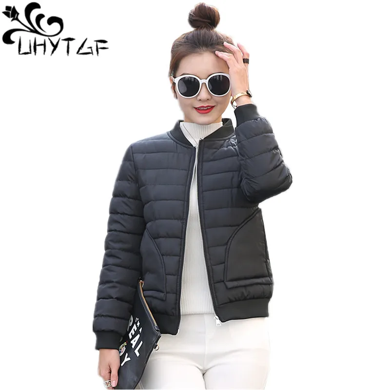 Winter Jacket Parka Basic-Tops Women Coat Plus-Size Outerwear Padded Down Thin Female
