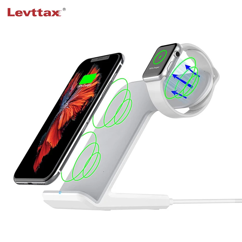 

Wireless Charger For Apple Watch 5 4 3 2 1 Fast Qi Wireless Charging Stand For iPhone 11 Pro XS Max XR X 8 Phone Charge Station