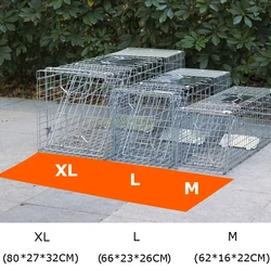 Super Large Catching Mice Mouse Traps Bait Snap Rodent Catcher Foldable Reusable Mice mousetrap Hunt Weasel Wild Cat Rat Cage