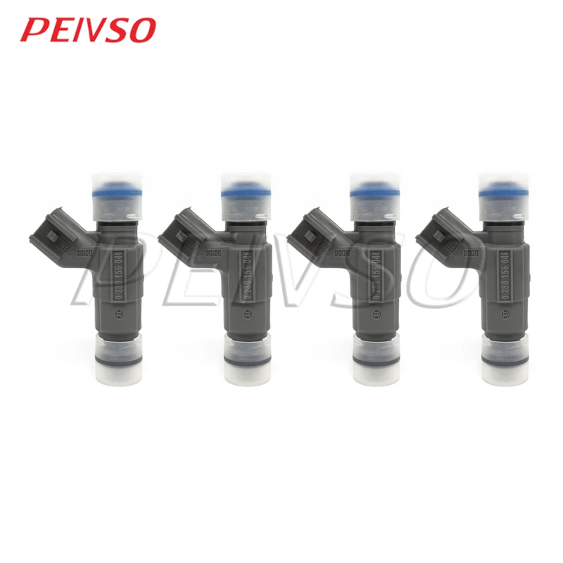 

PEIVSO 4pcs 0280156046 1S4E-A5A Fuel Injector For FORD FOCUS 2002-2004 2.0L