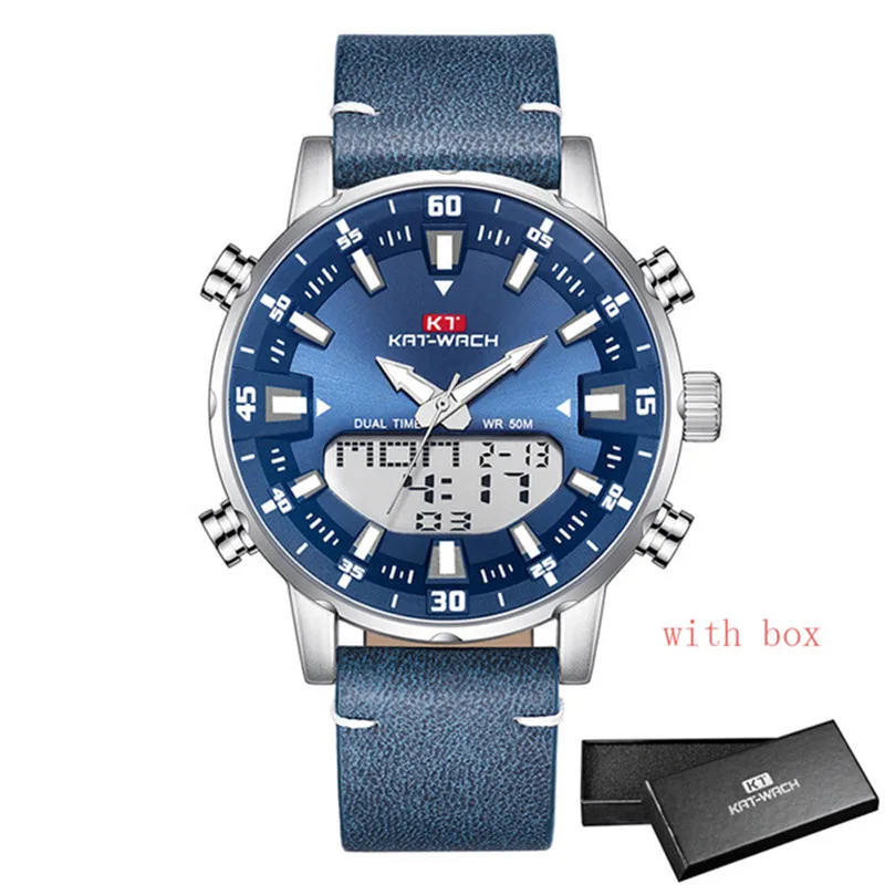 2021 Gold Wrist Watch Men Top Brand Waterproof Sports Digital Watches LED Steel Military Quartz Watch For Men Wristwatch Relogio 