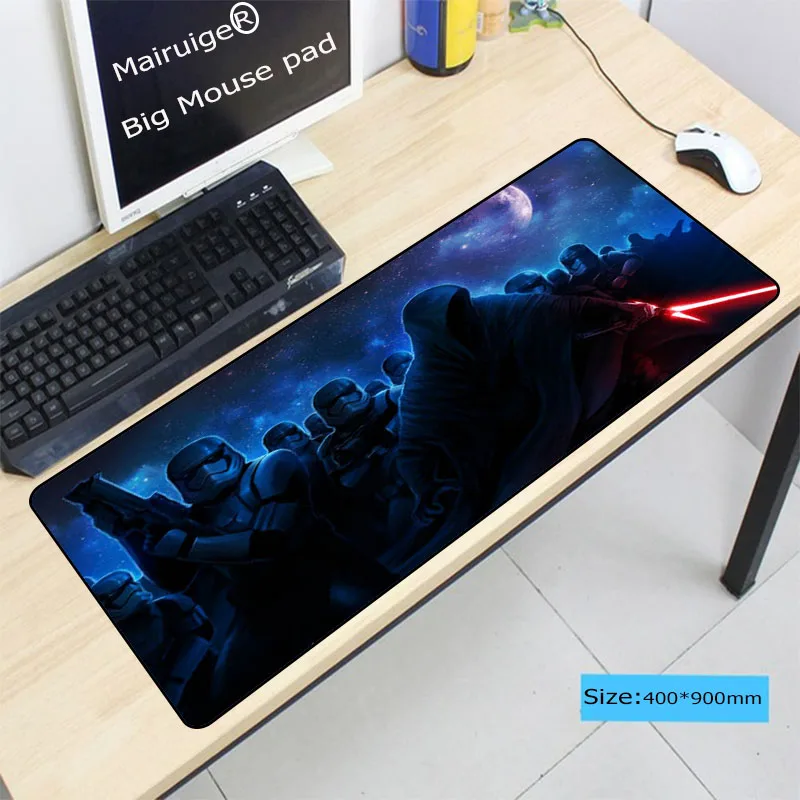  Star War Large Lock Edge Speed Mouse pad Keyboard Mat XL Table Soft Gaming Mousepad for Desk PC for