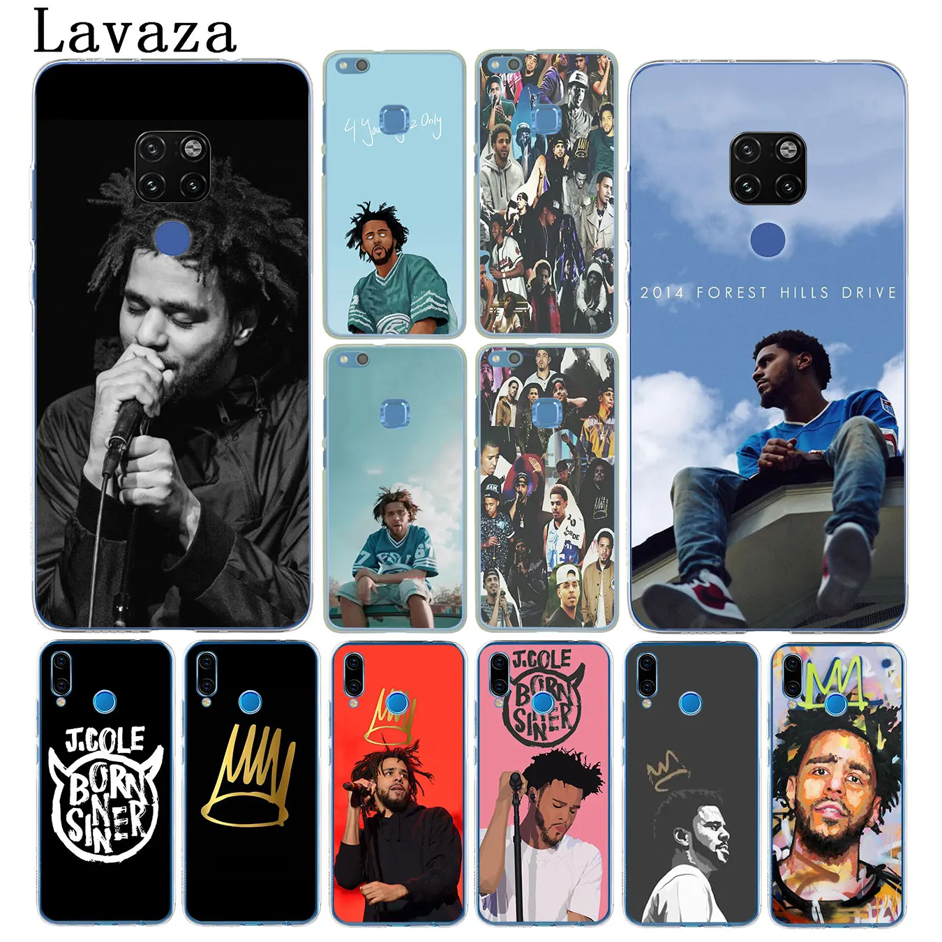 Жесткий чехол для телефона Lavaza J Cole Born Sinner huawei mate 30 10 20 Pro Lite Y6 Prime Nova 5I 4 3i 3 2i 2 |
