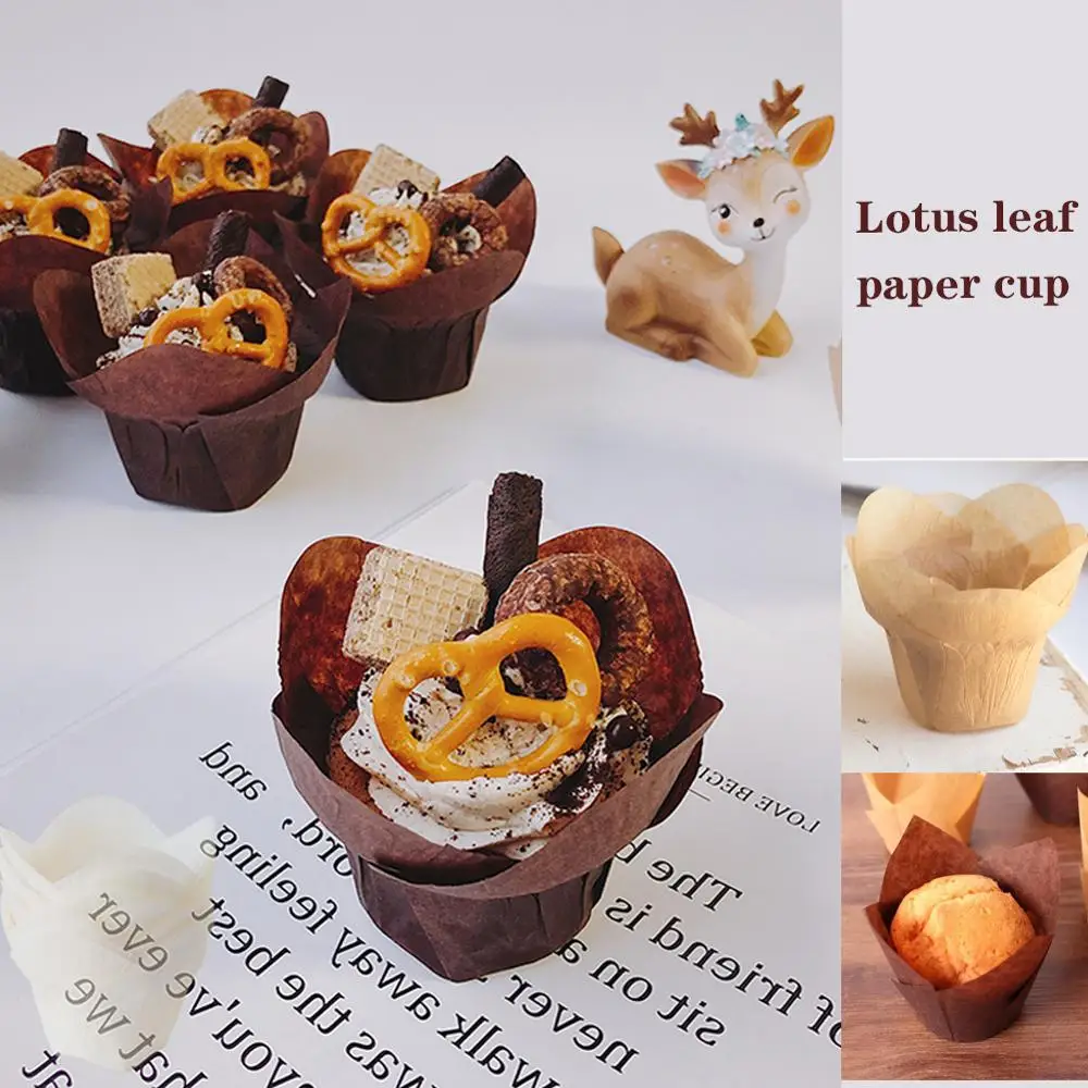 100Pcs Cupcake Muffin Liner Cupcake Holder Muffin Pan Cups Ramekin Holders Home Party Bakery Baking Store Uses