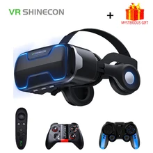 VR Shinecon G02ED шлем 3D очки Виртуальная реальность гарнитура для iPhone Android смартфон очки шлем Lunette набор